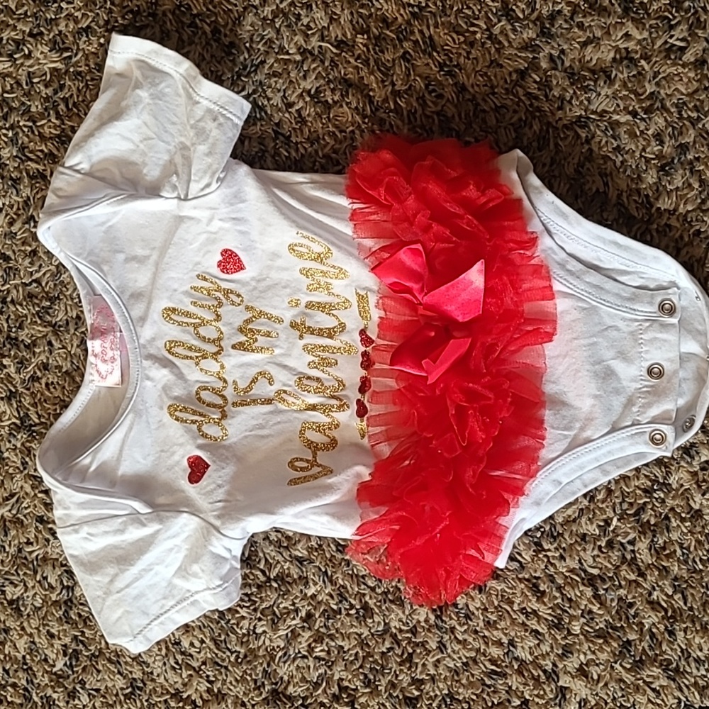 Daddy Is My Valentine Onesie